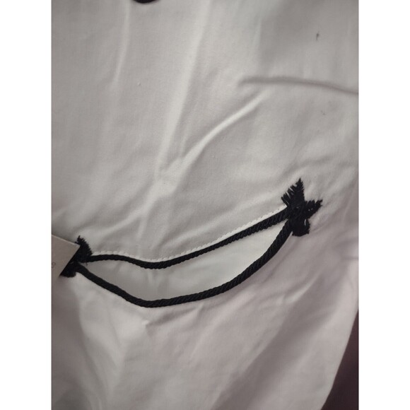 NWT Rockmount Ranch Wear Western Pearl Snap Ln Sleev  XS White Embroidered - Picture 5 of 10